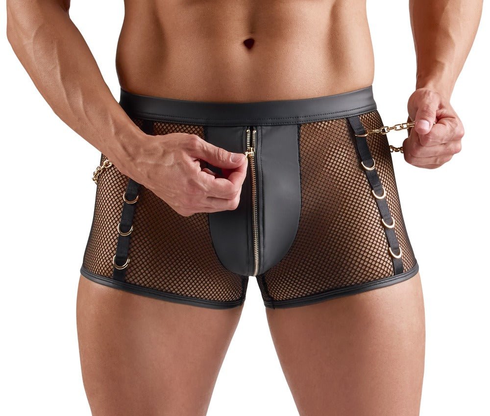 Svenjoyment Mesh And Chain Pants - Loveangels
