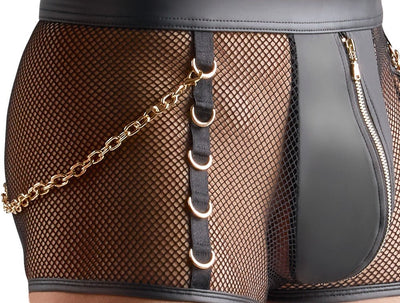 Svenjoyment Mesh And Chain Pants - Loveangels
