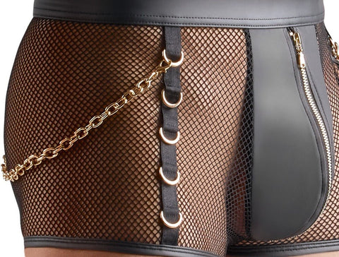 Svenjoyment Mesh And Chain Pants - Loveangels