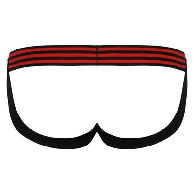 Svenjoyment Red And Black Jockstrap - Loveangels