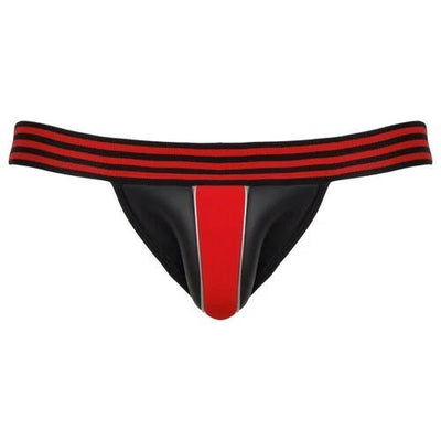 Svenjoyment Red And Black Jockstrap - Loveangels