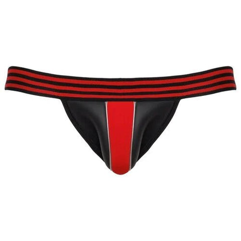 Svenjoyment Red And Black Jockstrap - Loveangels