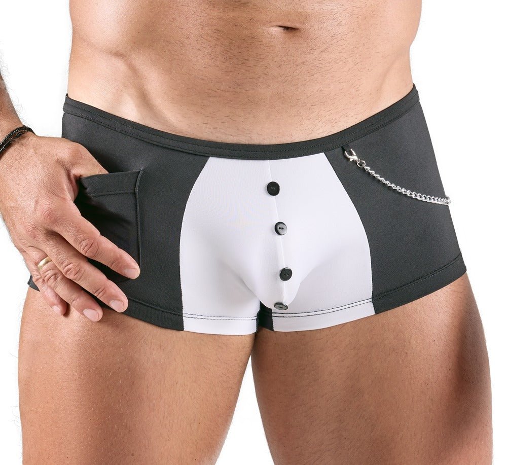 Svenjoyment Waiter Pants With Chain - Loveangels