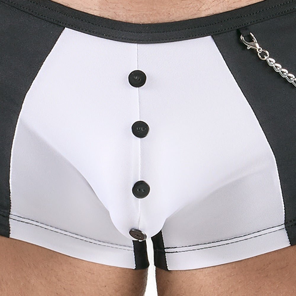 Svenjoyment Waiter Pants With Chain - Loveangels