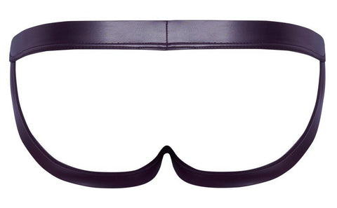 Svenjoyment Wet Look Burgundy Jockstrap - Loveangels