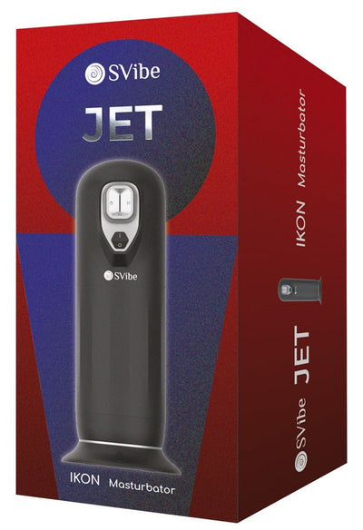 SVibe Jet Ikon Vibrating, Thrusting And Warming Masturbator - Loveangels
