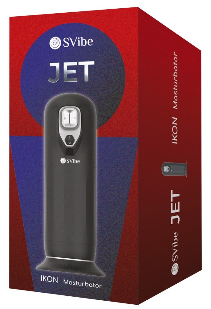SVibe Jet Ikon Vibrating, Thrusting And Warming Masturbator - Loveangels