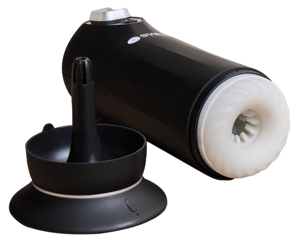 SVibe Jet Ikon Vibrating, Thrusting And Warming Masturbator - Loveangels