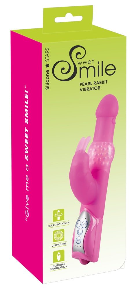 Sweet Smile Pearly Rabbit Vibrator - Loveangels