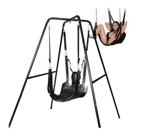 Loveangels Freestanding Swing With Frame And Harness