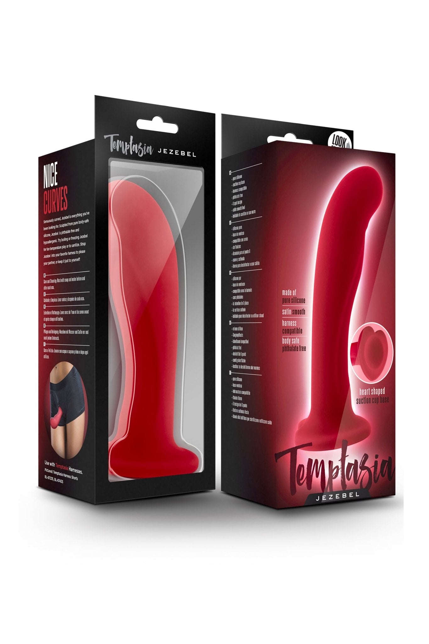 Temptasia Jezebel Crimson 6.25 Inch Dildo - Loveangels