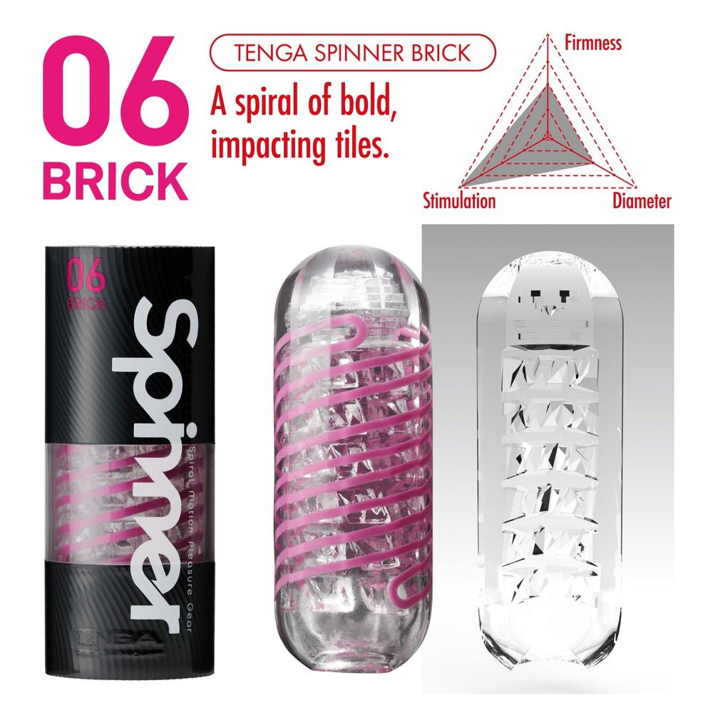 Tenga Spinner Shell 06 Brick - Loveangels