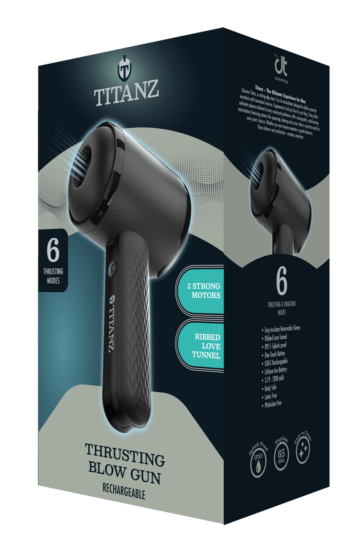 TITANZ Thrusting Blow Gun Automatic Thrusting Masturbator - Loveangels