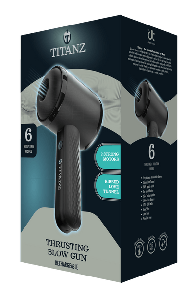 TITANZ Thrusting Blow Gun Automatic Thrusting Masturbator - Loveangels