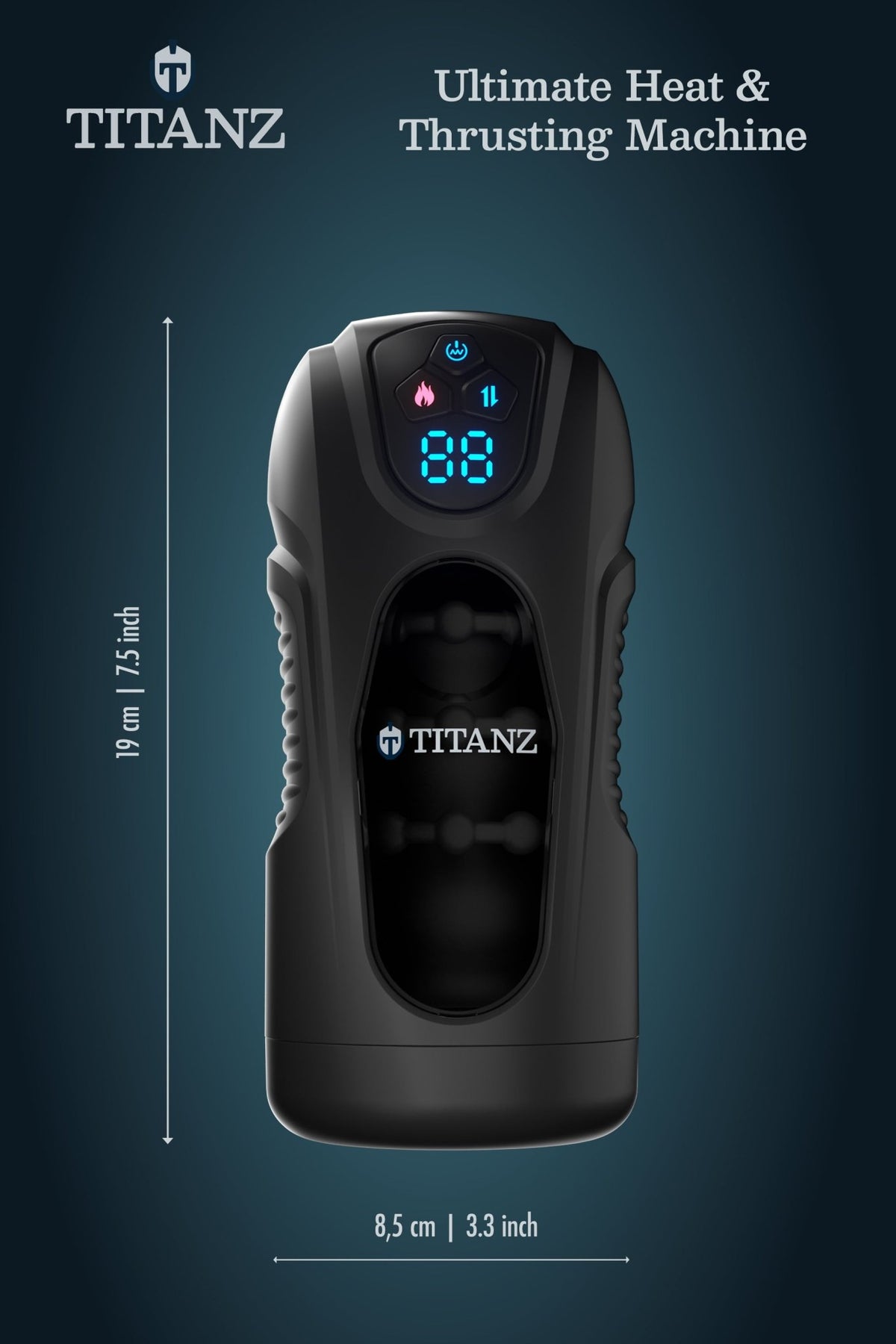 TITANZ Ultimate Heat & Thrusting Masturbator Machine - Loveangels