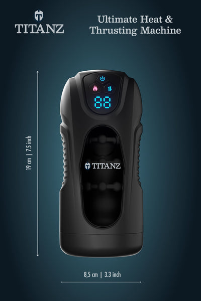 TITANZ Ultimate Heat & Thrusting Masturbator Machine - Loveangels