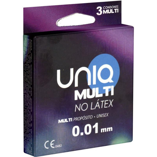 UNIQ Multi Sheath Condoms Latex Free 3 Pack - Loveangels