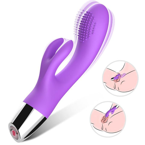 Urban Sky Flexible Rabbit Vibrator Purple - Loveangels