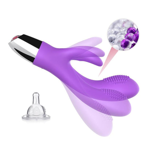 Urban Sky Flexible Rabbit Vibrator Purple - Loveangels
