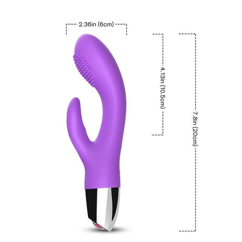 Urban Sky Flexible Rabbit Vibrator Purple - Loveangels