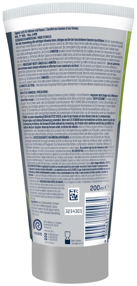 Veet Men Total Pro Hair Removal Cream 200ml - Loveangels