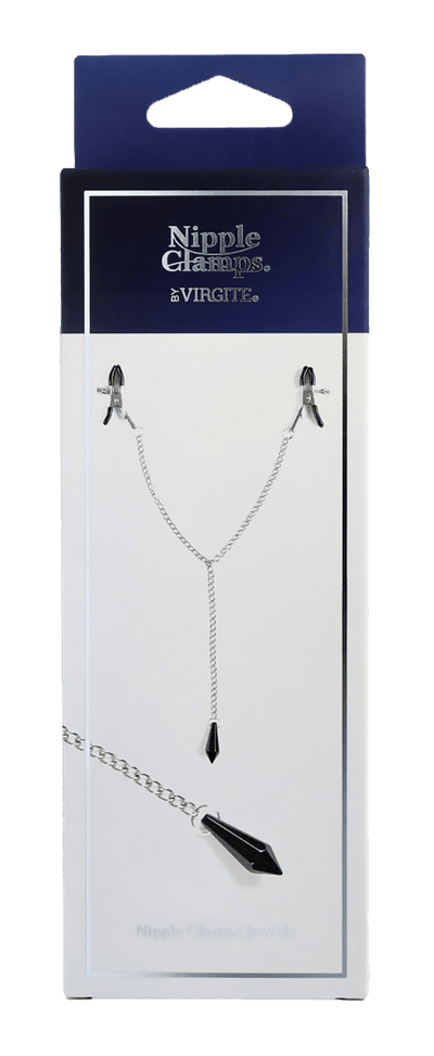 Virgite No. 19 Nipple Clamps With Weighted Charm - Loveangels
