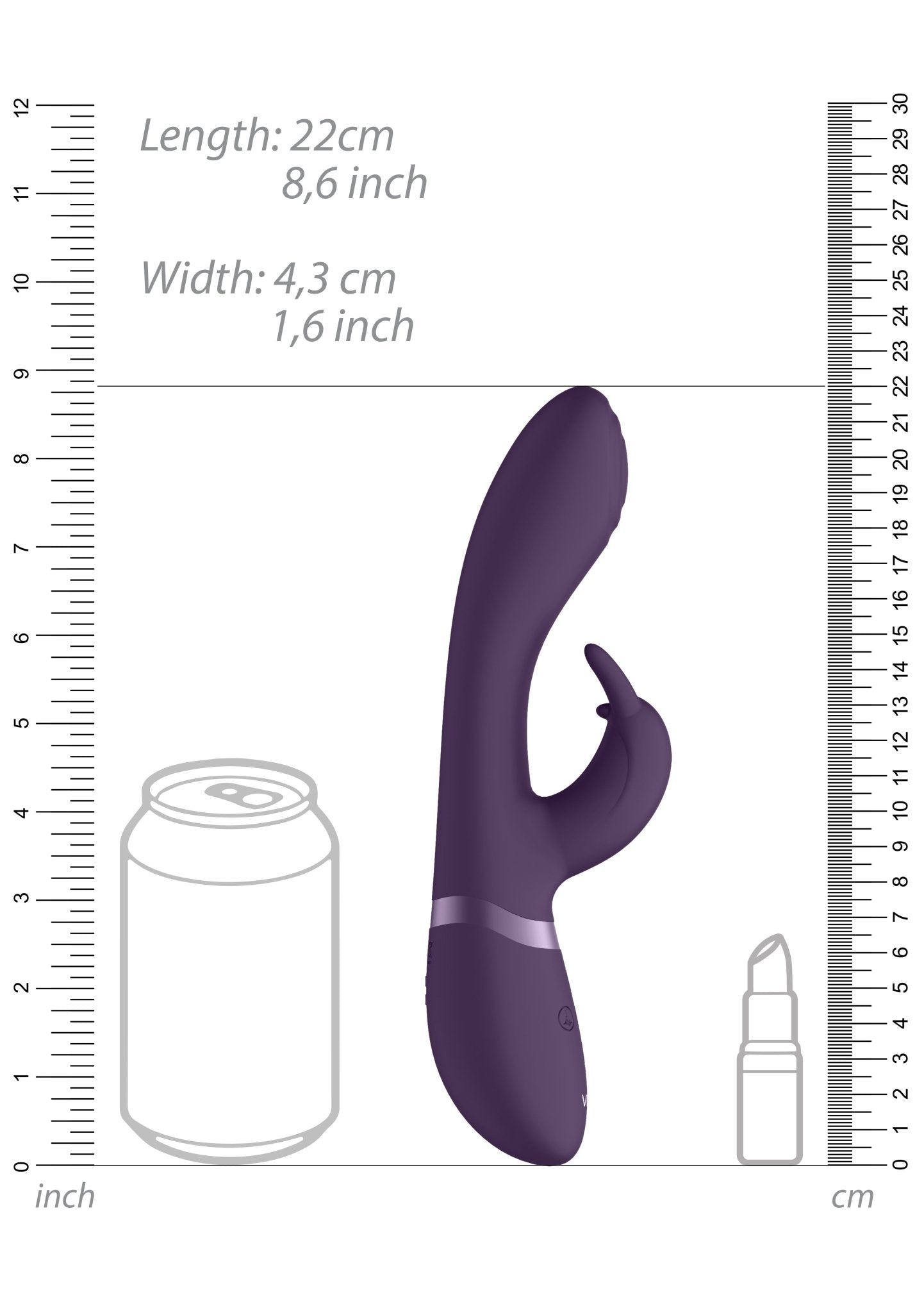 Vive Cato - G-Spot Pulse Rabbit Vibrator - Loveangels