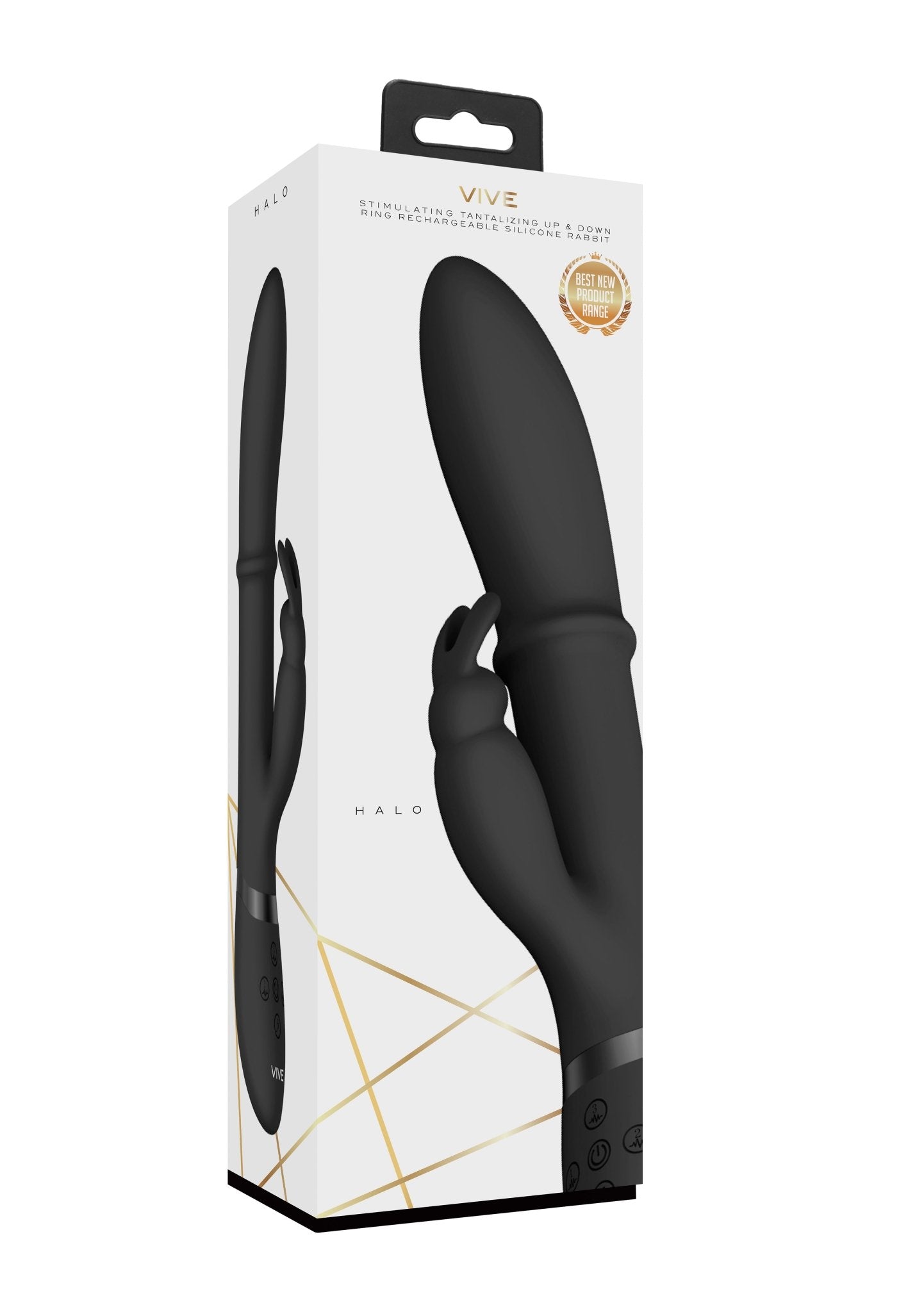 Vive Halo - Moving Ring Rabbit Vibrator - Loveangels