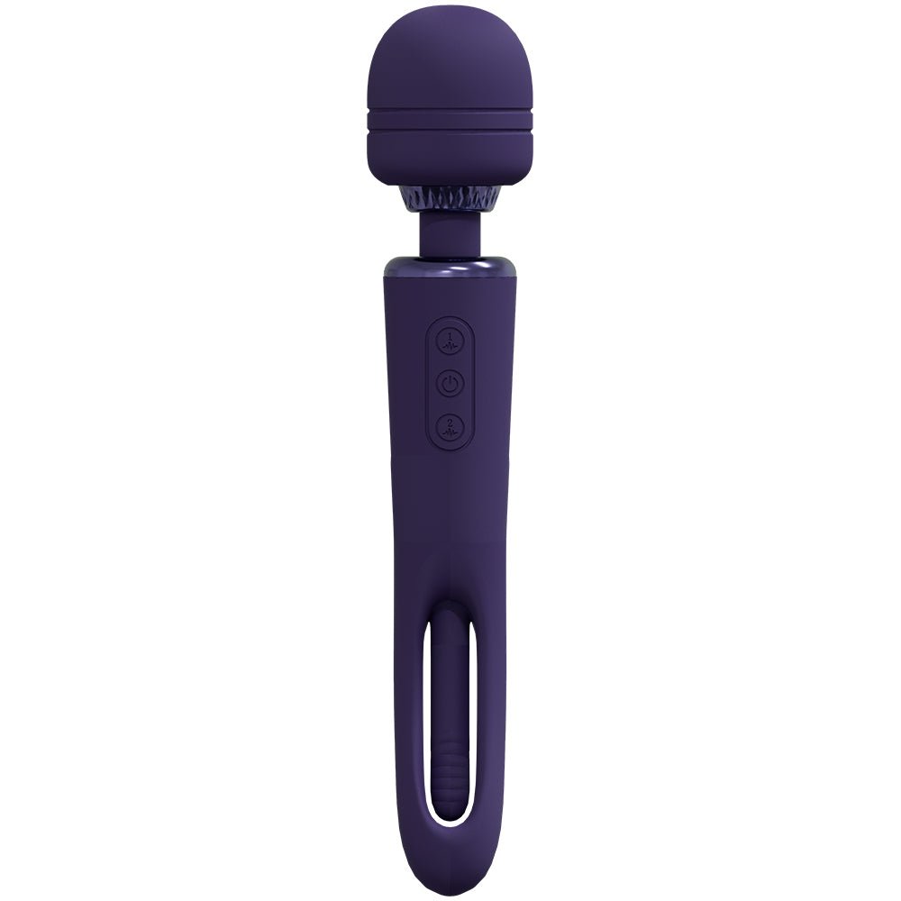 Vive Kiku - Double Ended Wand With G Spot Flapper - Loveangels