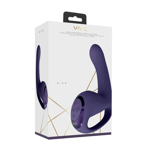 Vive Riko - Triple Motor Thumper with Advanced Finger Motion & Pulse Wave Stimulator - Loveangels