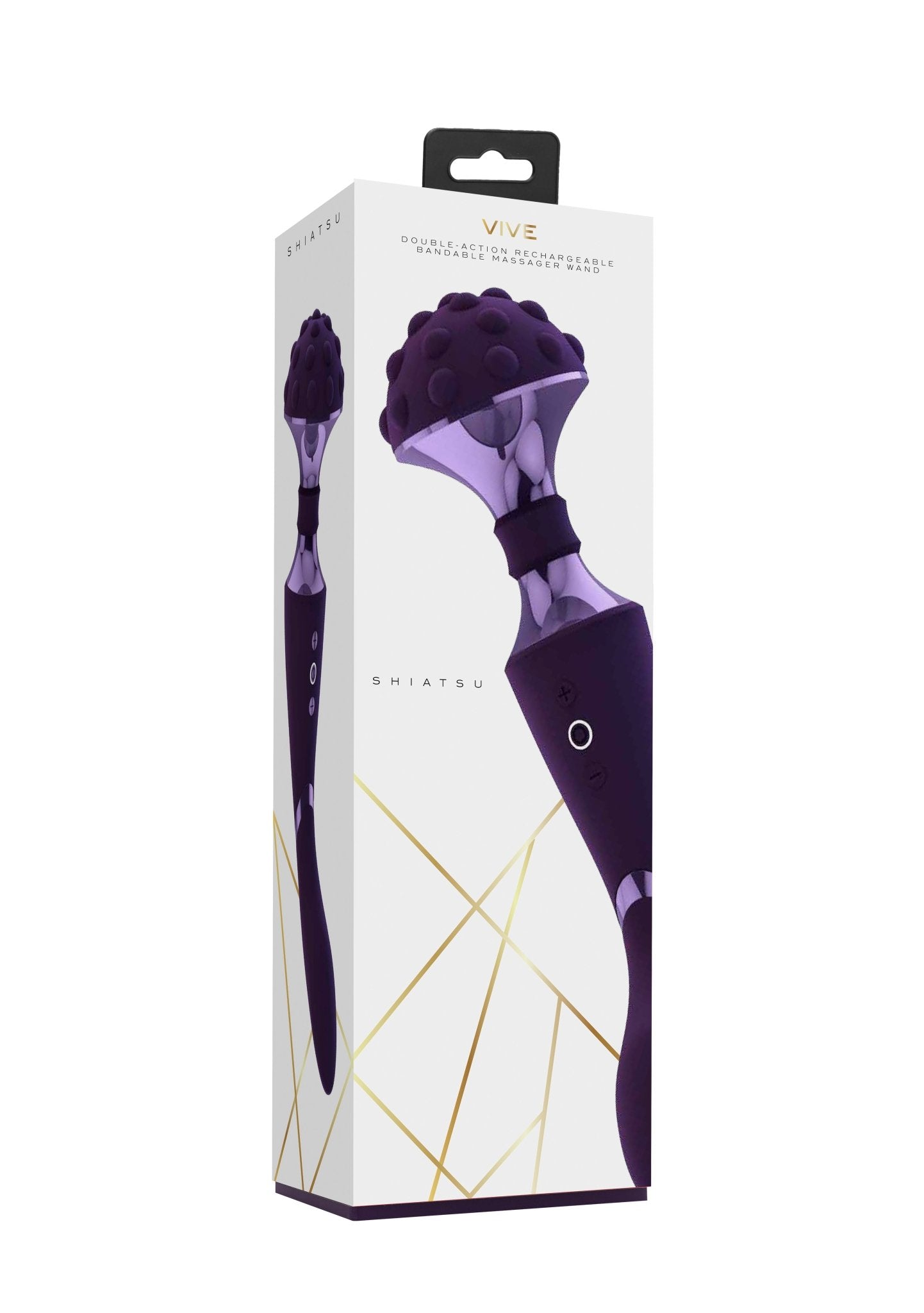 Vive Shiatsu - Bendable Double Ended Massage Wand - Loveangels