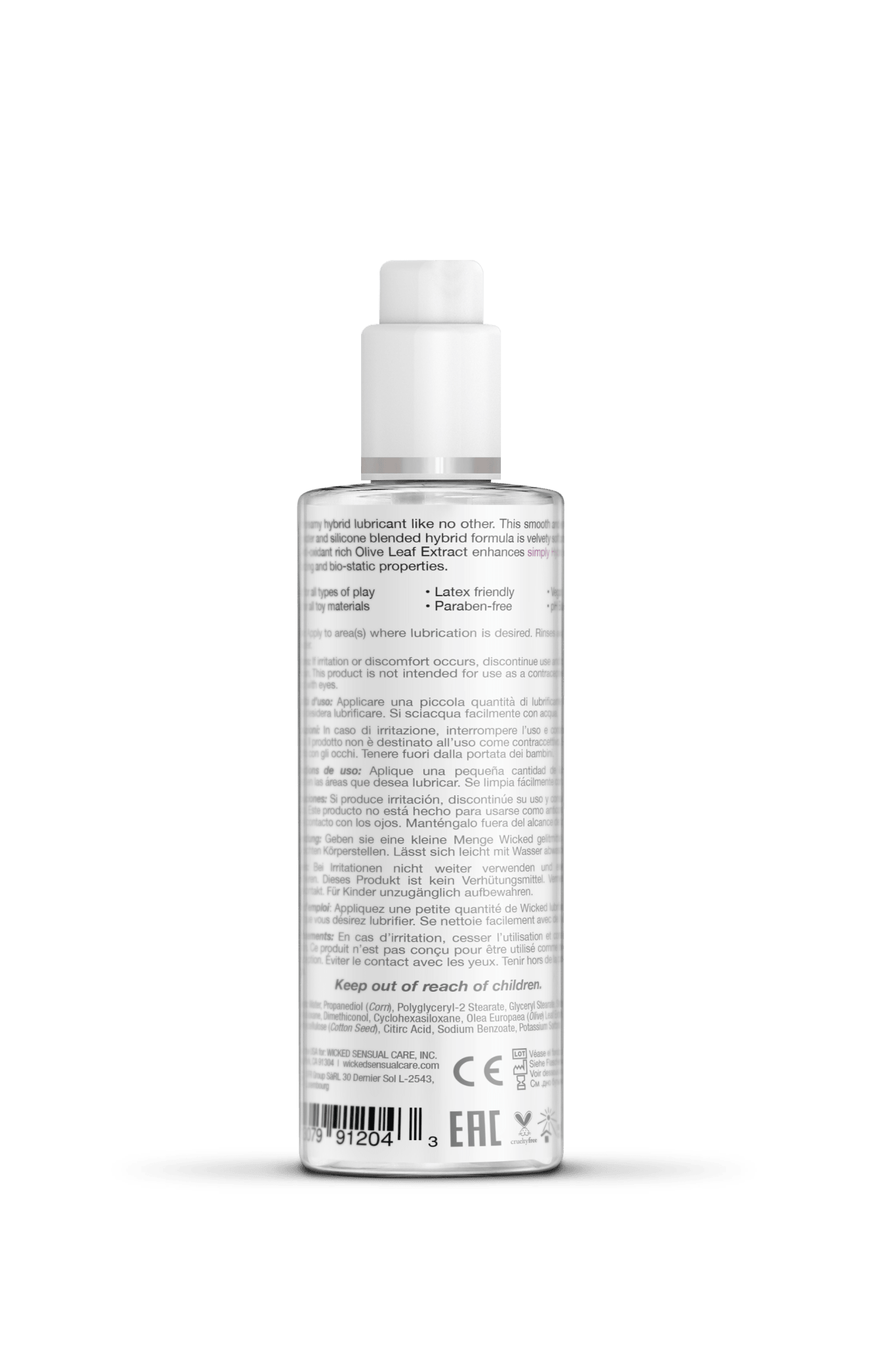 Wicked Simply Hybrid Lubricant 120ml - Loveangels