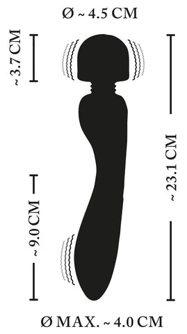 XouXou E - Stim Dual Ended Wand Vibrator - Loveangels