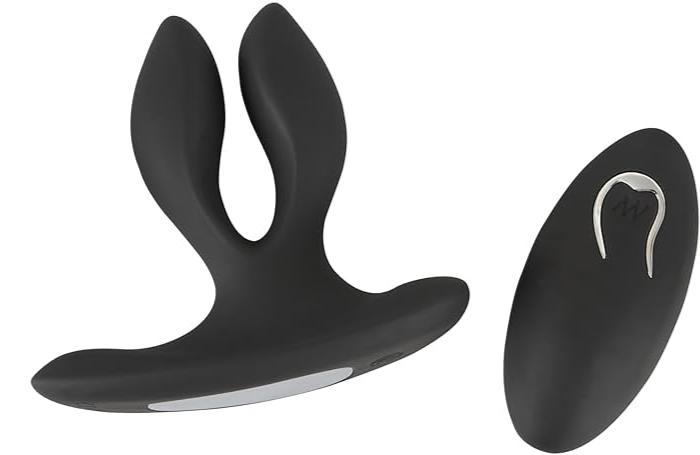 XouXou Vibrating Expander Butt Plug With Remote - Loveangels