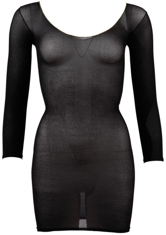 XQSE Sheer Dress With Gold Hem Edge S - L - Loveangels