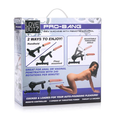 XR Brands Pro - Bang - Remote Control Sex Machine - Loveangels