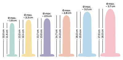 You2Toys 6 In A Row Vaginal Dilators - Loveangels