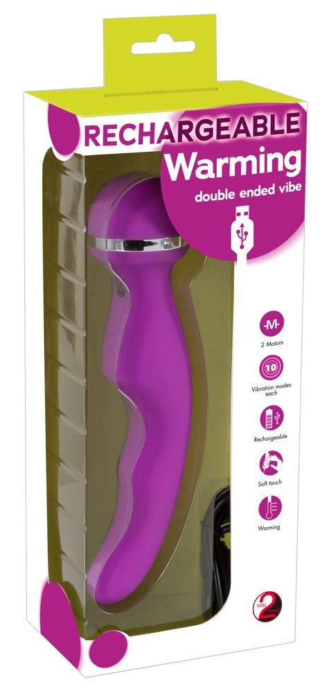 You2Toys Double Ended Heating Massage Wand - Loveangels