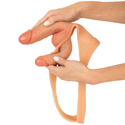 You2Toys Double Realistic Penis Thong Strap-On - Loveangels