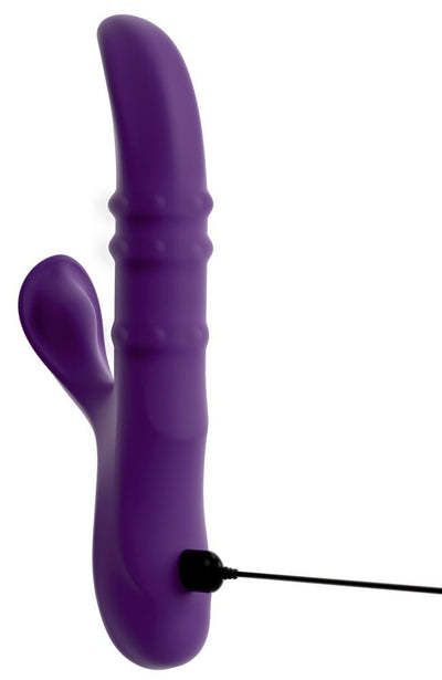 You2Toys Nodding Rabbit Vibrator with 3 Moving Rings - Loveangels