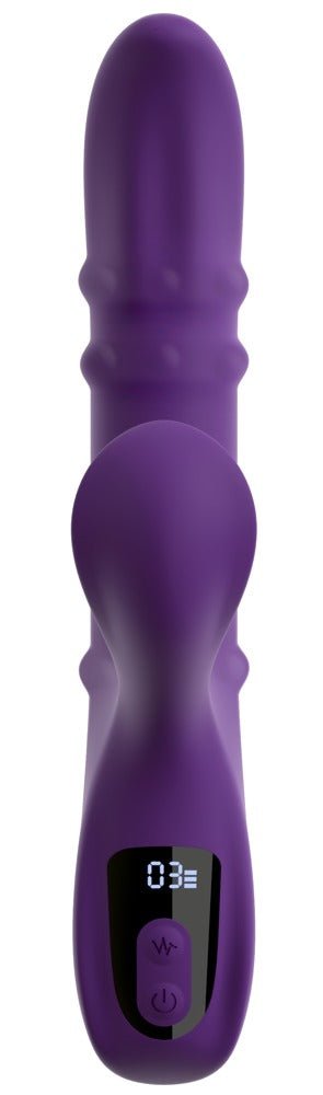 You2Toys Nodding Rabbit Vibrator with 3 Moving Rings - Loveangels