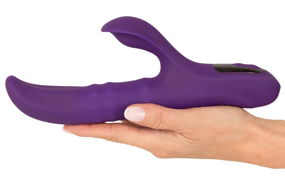 You2Toys Nodding Rabbit Vibrator with 3 Moving Rings - Loveangels