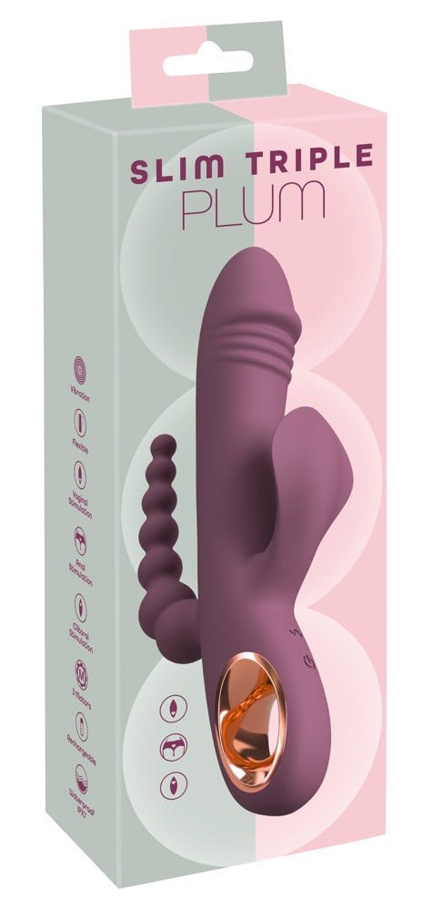 You2Toys Slim Triple Plum - Loveangels