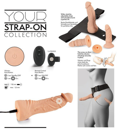 You2Toys Your Vibrating and Remote Control Strap - On Collection - Loveangels