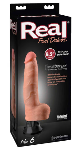 Real Feel Deluxe No.6 8.5 Inch Vibrating Dildo