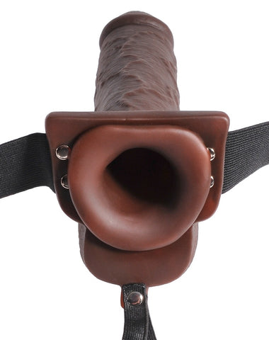 Fetish Fantasy 9 Inch Hollow Squirting Strap-On