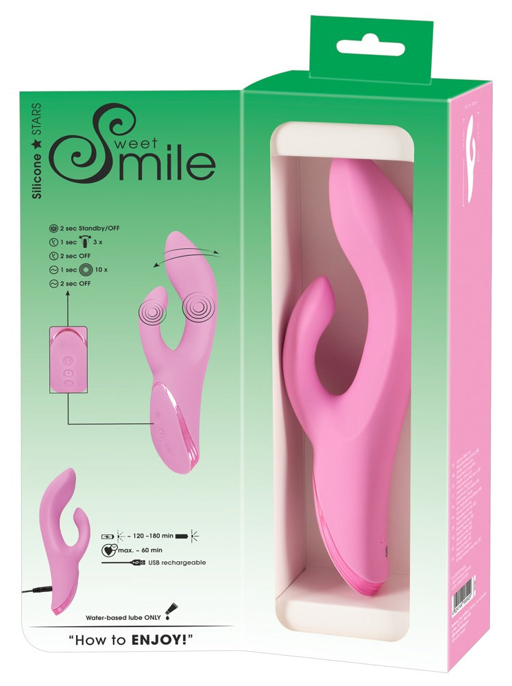 Sweet Smile Rechargeable Nodding Rabbit Vibrator