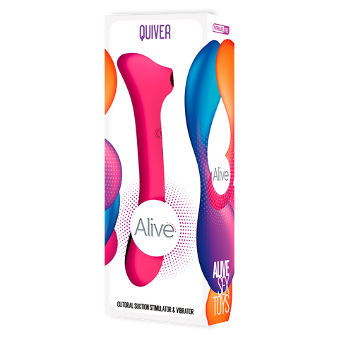 Alive Quiver Clitoral Suction Stimulator and Vibrator