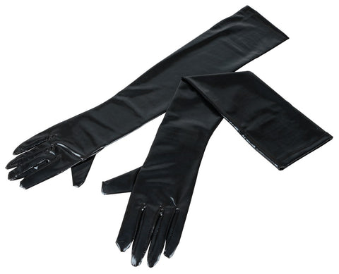 Cottelli Wet Look Long Gloves