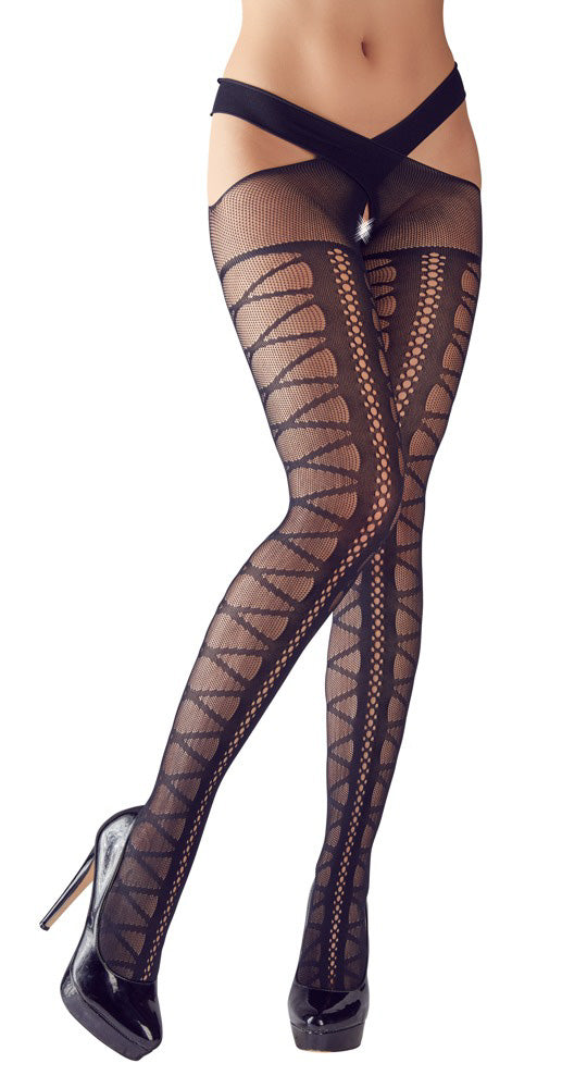 Cottelli Stockings with Hip Straps